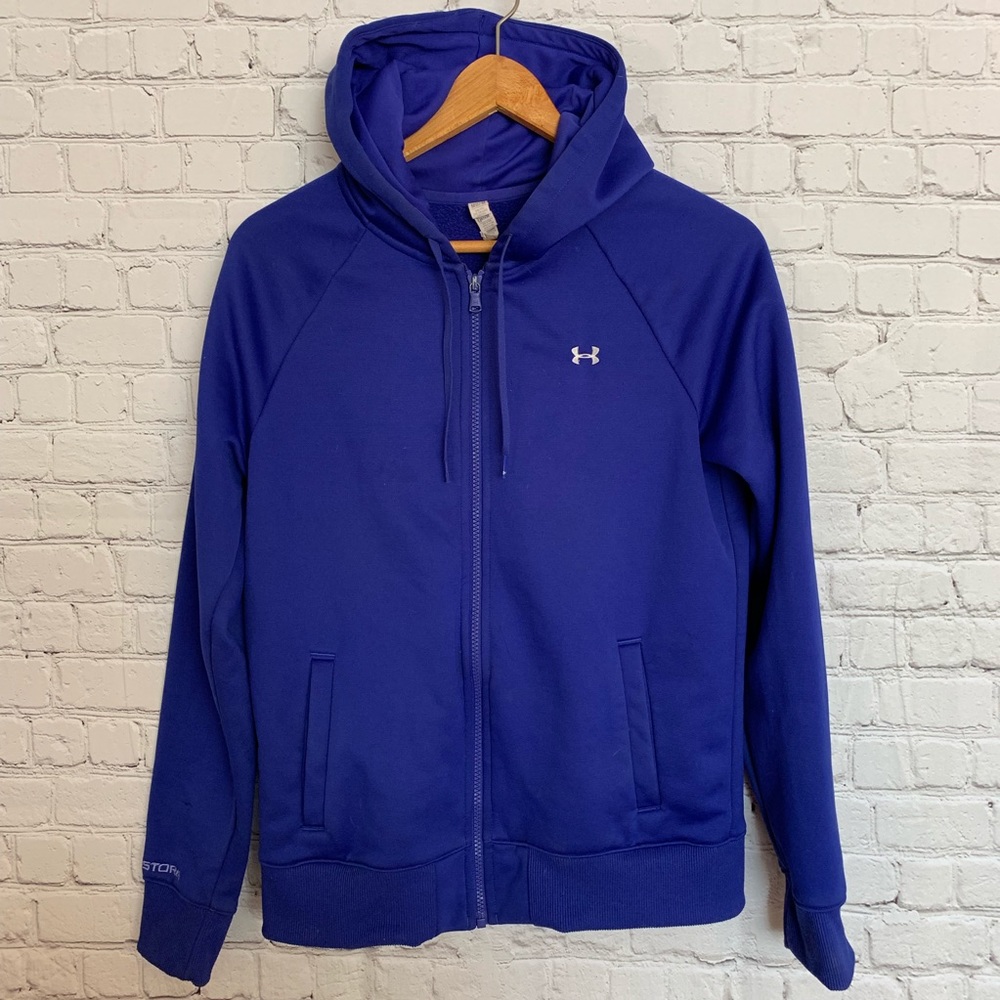 colbalt blue Under Armour zip hoodie🖤